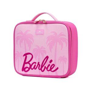 Make Up Bag Barbie Pink Cosmetic Bag Removable dividers Impressions Vanity NWT